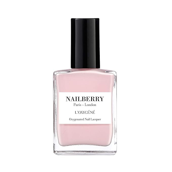 Nailberry L'Oxygéné Oxygenated Nail Lacquer | Rose Blossom | Pastel Pink Opaque Nail Polish | U... | Amazon (US)