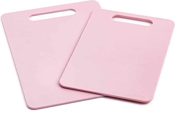 GreenLife Cutting Board Set 8x12" & 10x14", Extra Durable, Meal Prep, Non-Slip, Grip Handles, Cra... | Amazon (US)