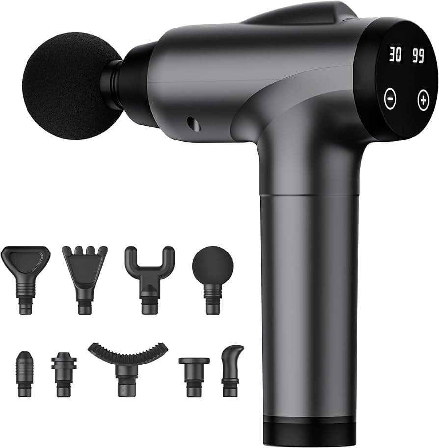 OLsky Massage Gun Deep Tissue, Handheld Electric Muscle Back Massager, High Intensity Percussion ... | Amazon (US)