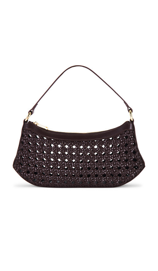 JW PEI Lily Woven Shoulder Bag in Brown. | Revolve Clothing (Global)
