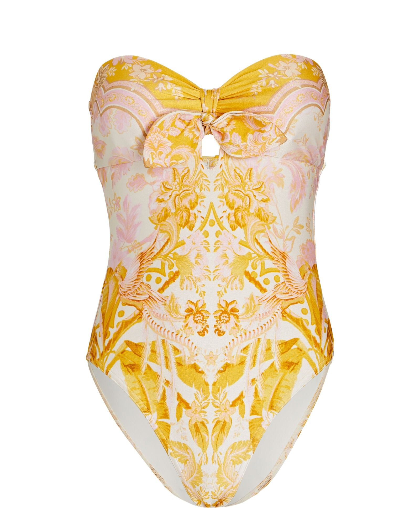 Strapless Knotted One-Piece Swimsuit | INTERMIX