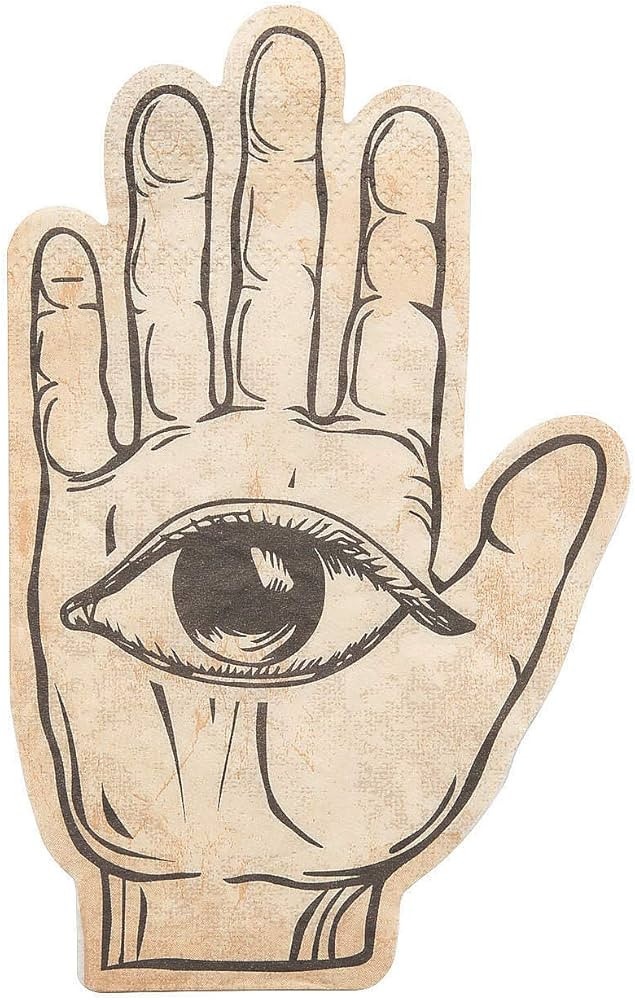 Fortune Teller Luncheon Napkins - Halloween and Party Supplies - 16 Pieces | Amazon (US)