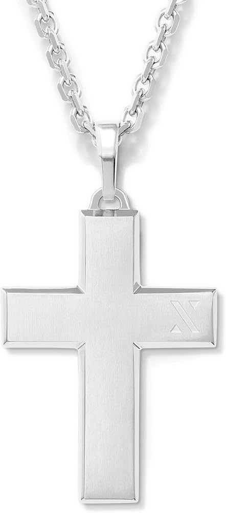 Jaxxon Mosaic Cross Pendant Necklace       
Material: Metal 

Gemstone: No Gemstone | Amazon (US)