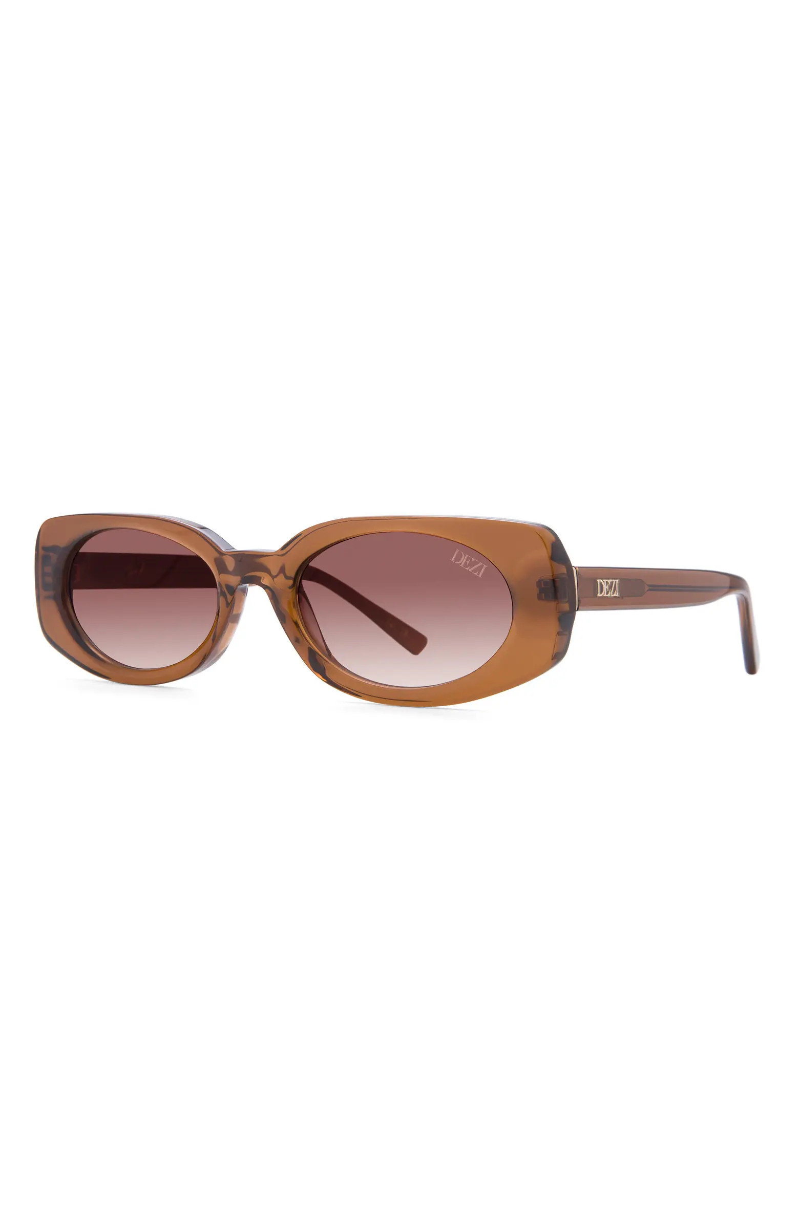 DEZI Booked 52mm Rectangular Sunglasses | Nordstrom | Nordstrom