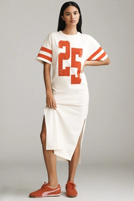 Daily Practice Graphic T-Shirt Midi Dress | Anthropologie (US)