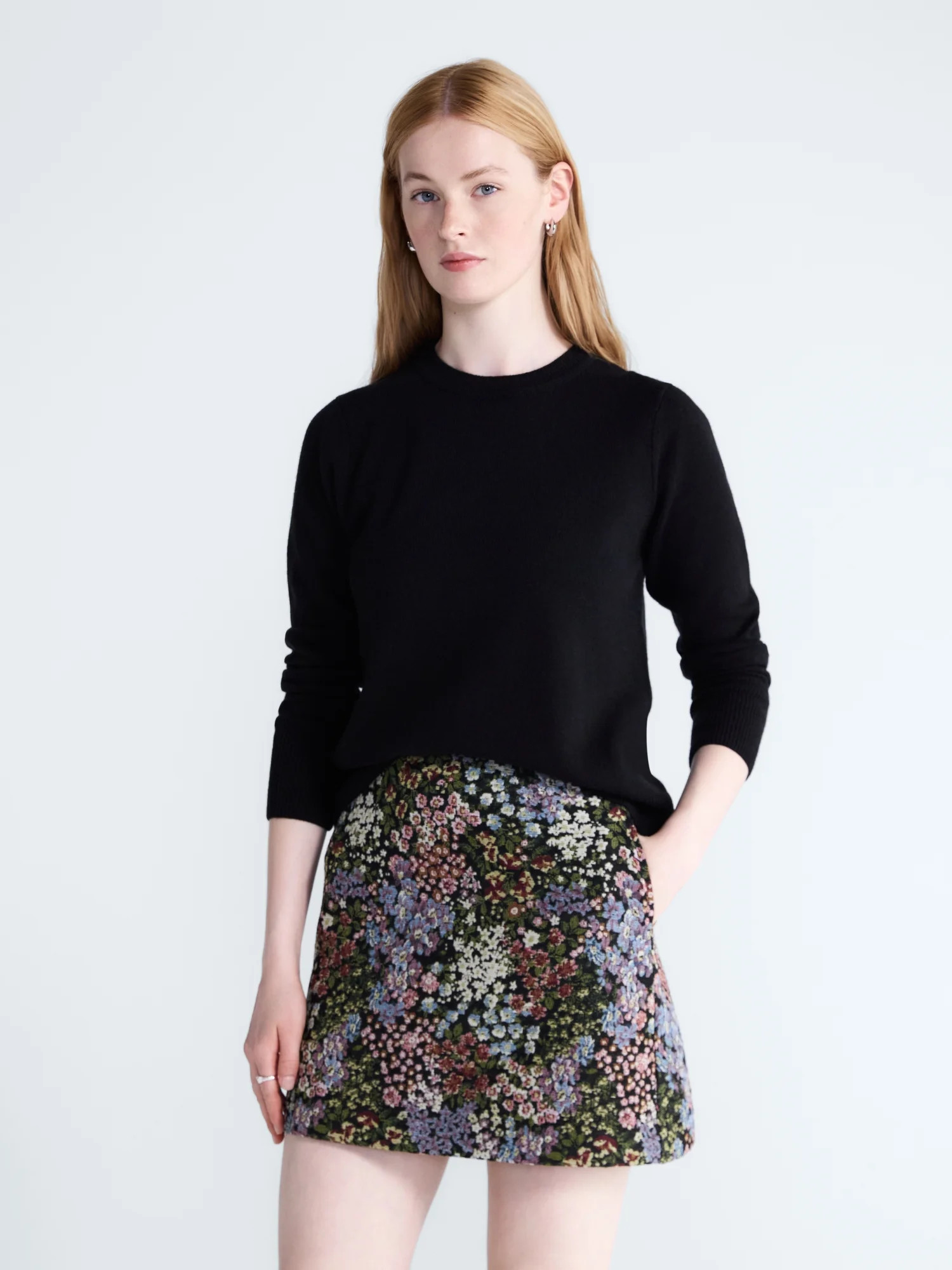 Free Assembly Women's and Women's Plus Cashmere Sweater with Long Sleeves, Sizes XS-4X - Walmart.com | Walmart (US)