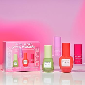 Glow Recipe Serum Wardrobe Kit - Avocado Ceramide Serum (15ml) + Strawberry Smooth BHA+AHA Salicy... | Amazon (US)