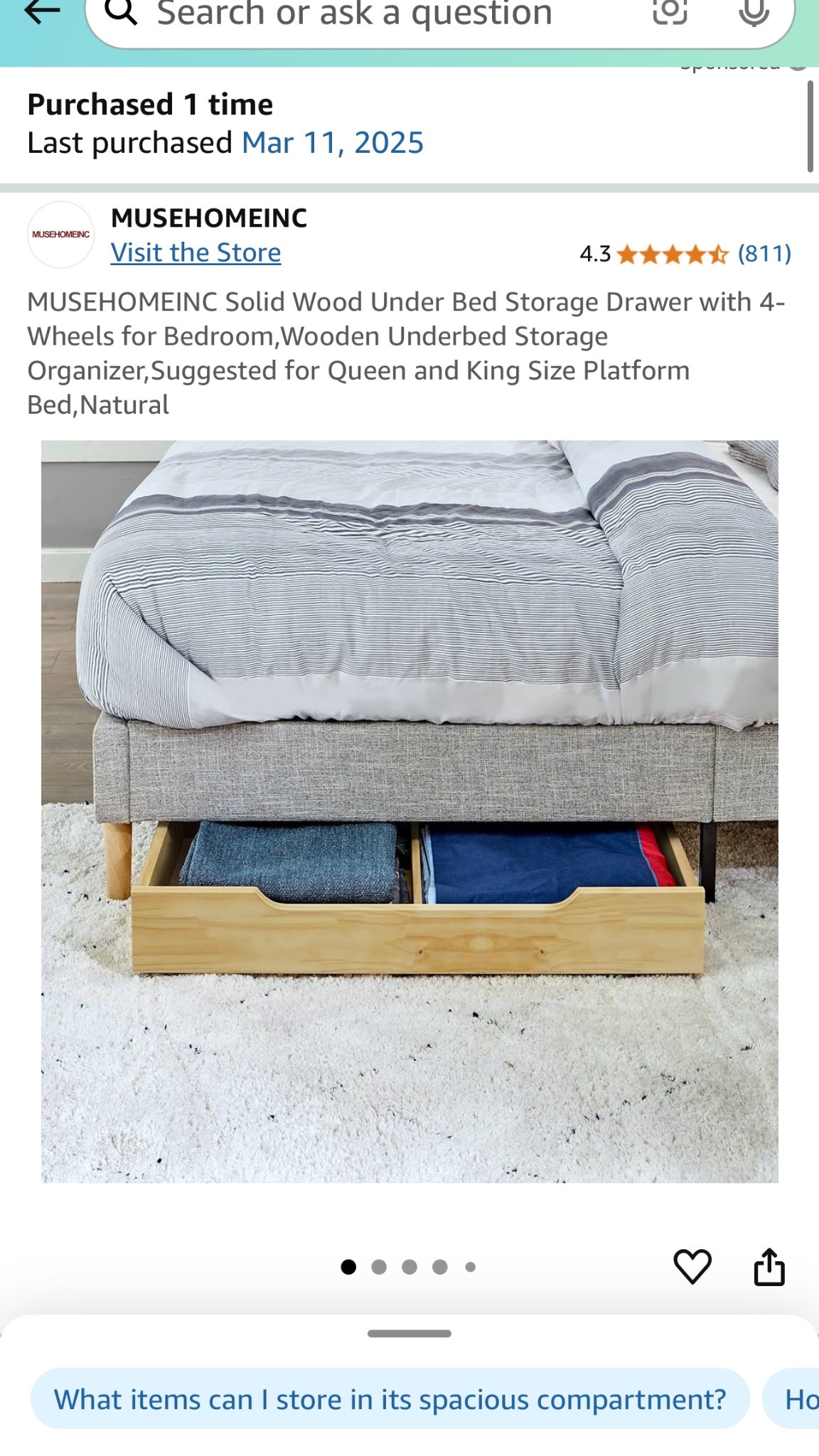 Perfect under bed or dresser storage!! 

#LTKHome #LTKFindsUnder100