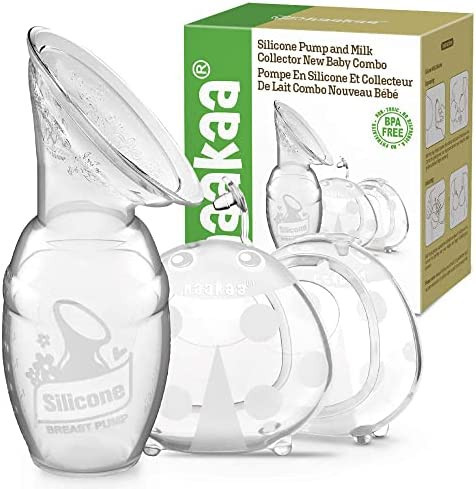 haakaa Manual Breast Pump and Ladybug Milk Collectors Combo for Breastfeeding Moms to Collect Breast | Amazon (US)