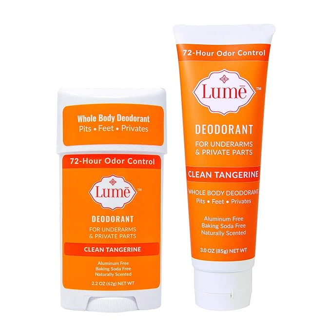 Lume Natural Deodorant - Underarms and Private Parts - Aluminum Free, Baking Soda Free, Hypoaller... | Amazon (US)