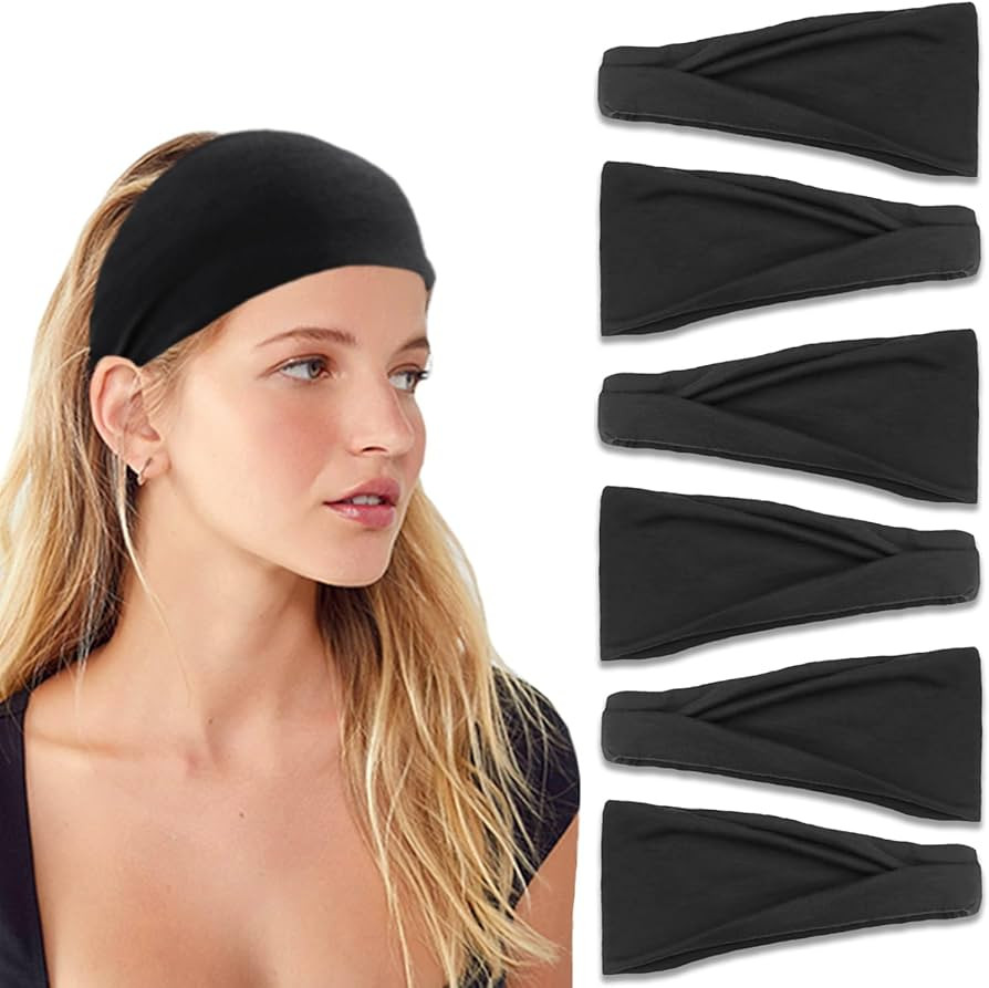 IVARYSS Headbands for Women, Non-Slip, Premium Stretchy Head Bands Hair Accessories,Wear for Yoga... | Amazon (US)