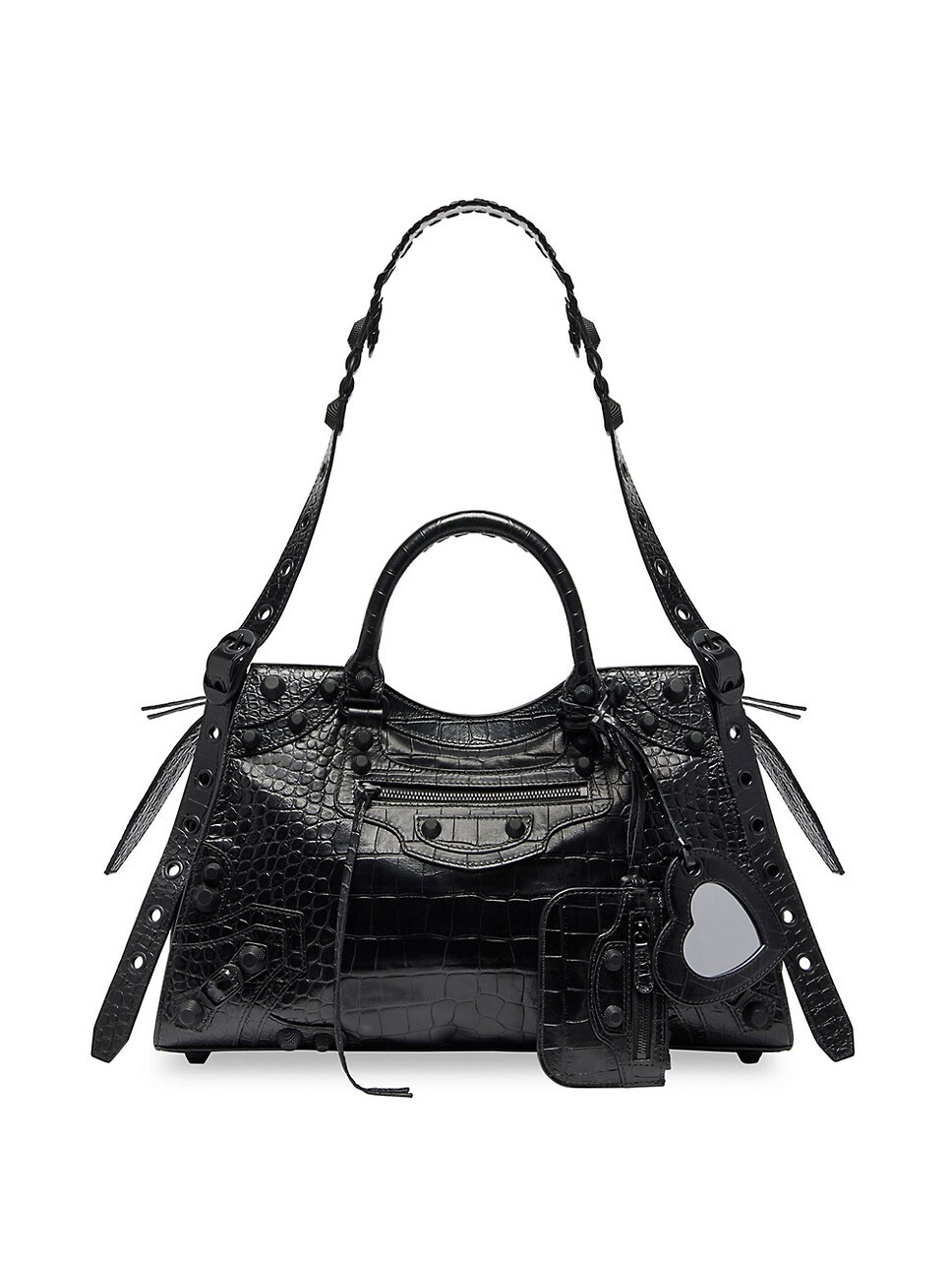 Neo Cagole City Top Handle Handbag Crocodile Embossed | Saks Fifth Avenue