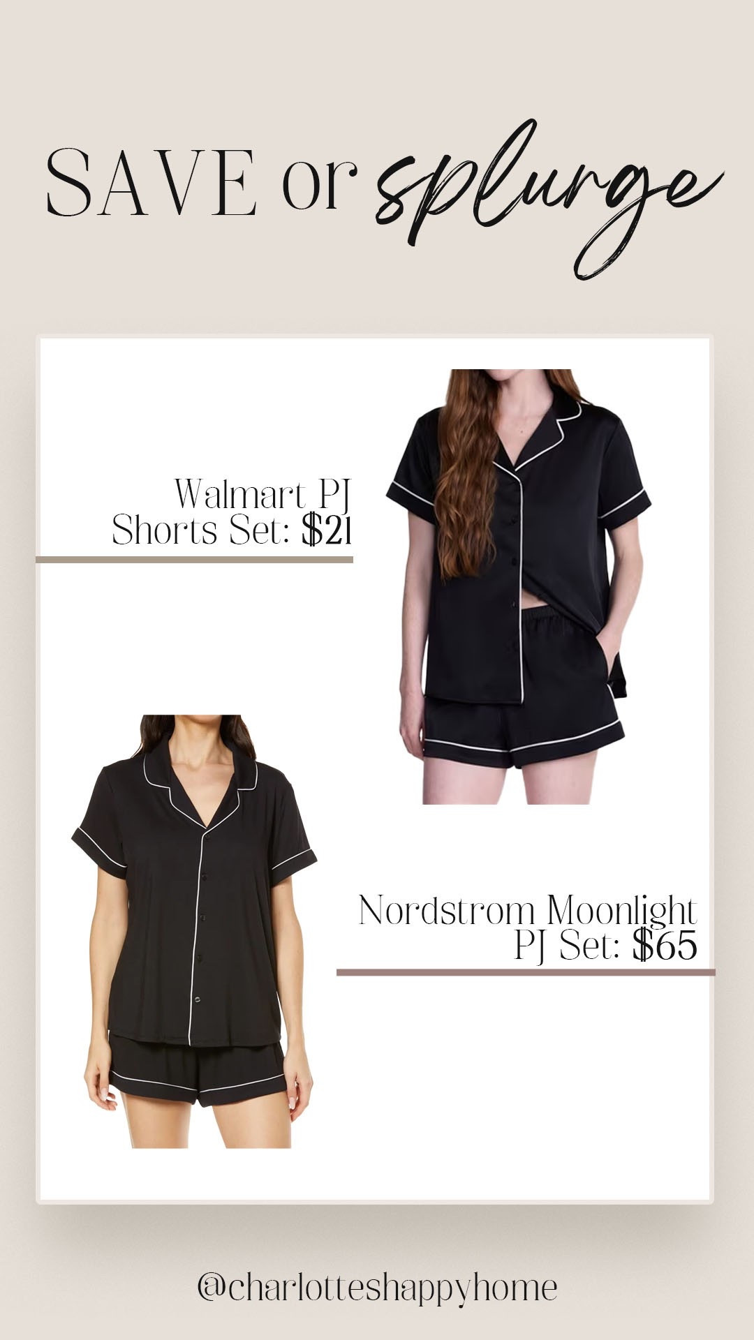 Everyone’s favorite pajama set now has a $21 version you’ll love just as much! 

#walmartfinds

Walmart finds. Walmart fashion. Walmart pajama set. Nordstrom moonlight pajama set. Save or splurge.

#LTKootd #LTKSeasonal #LTKmomlife