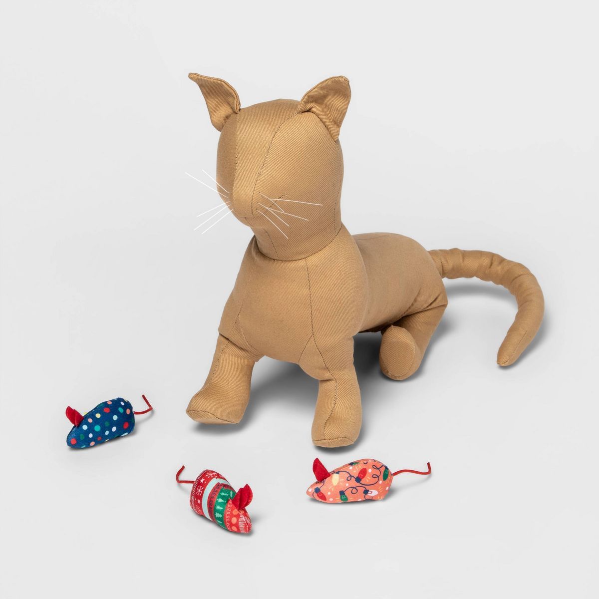 Gingerbread Playhouse Holiday Mice Cat Toy Set - 3pk - Wondershop™ | Target