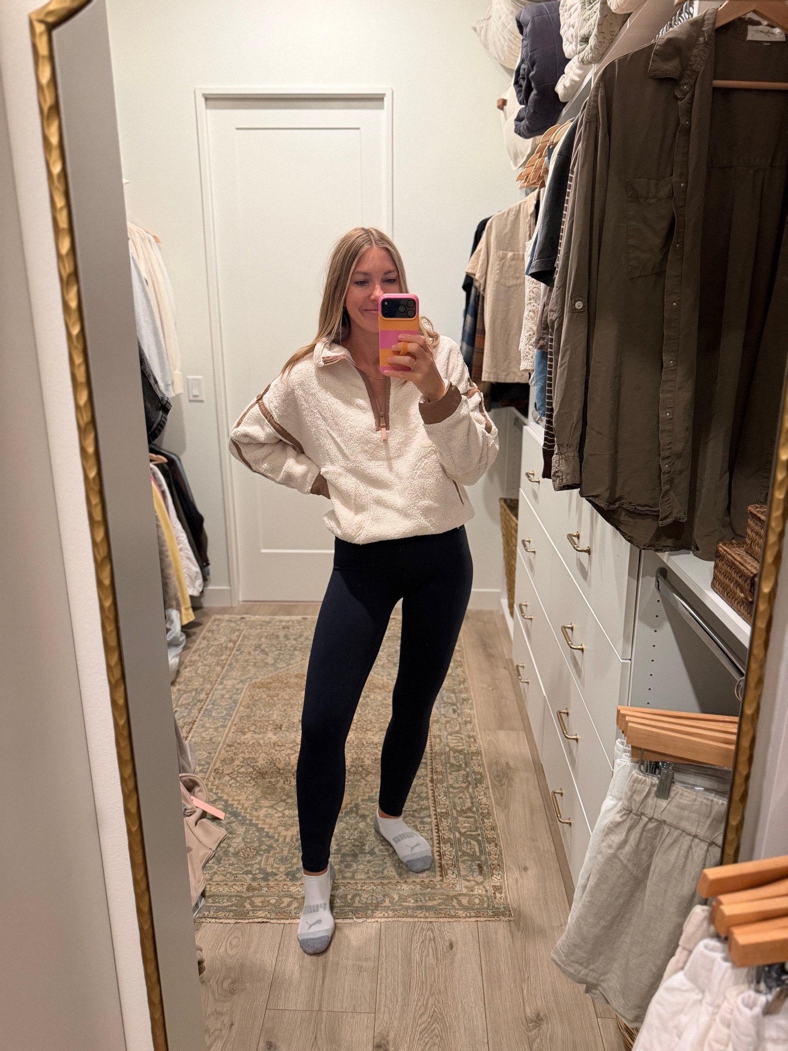 Cozy FP look-alike pullover! Wearing a S.

#LTKActive #LTKSeasonal #LTKootd
