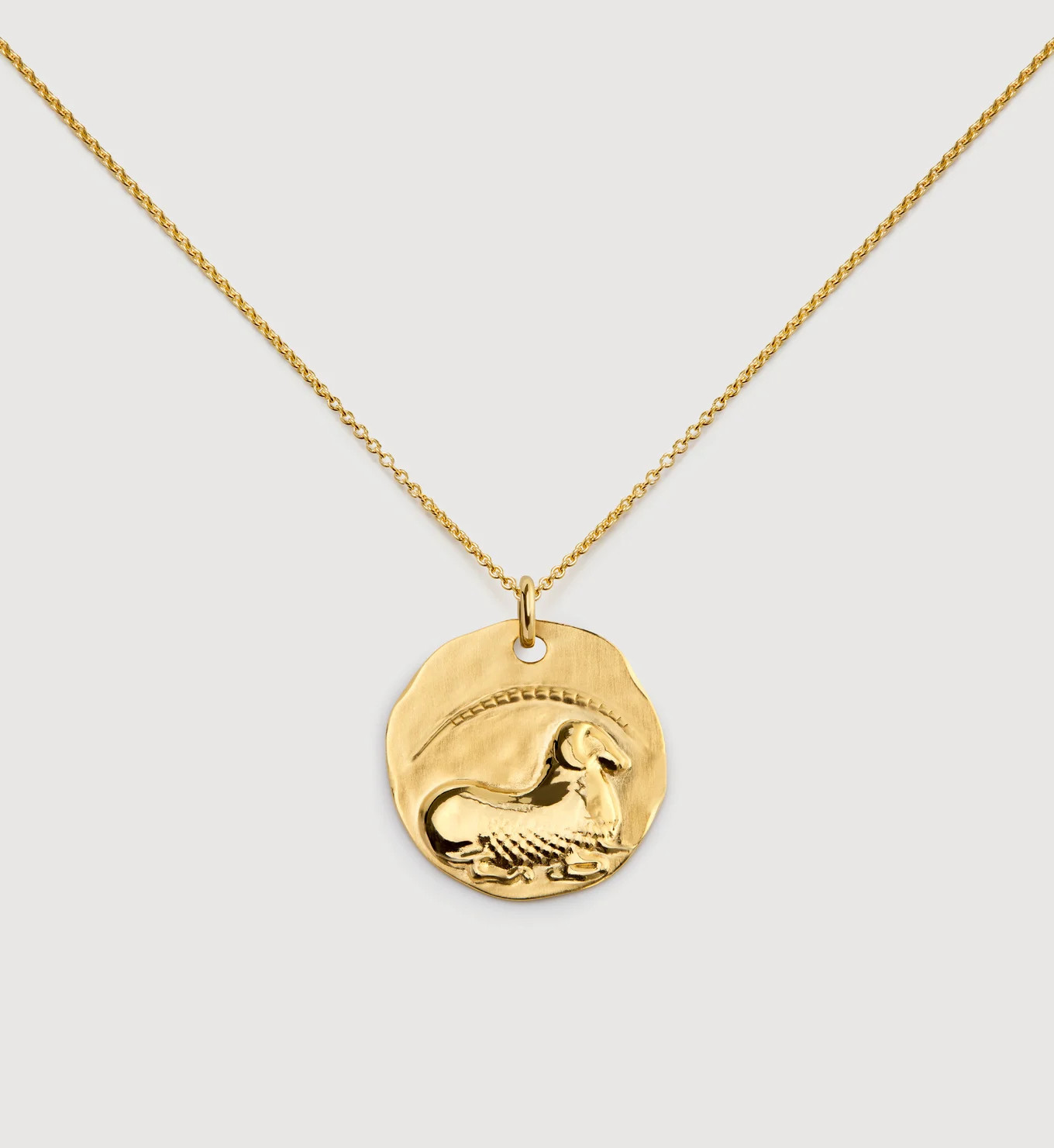 Aries Zodiac Chain Necklace | Monica Vinader (Global)