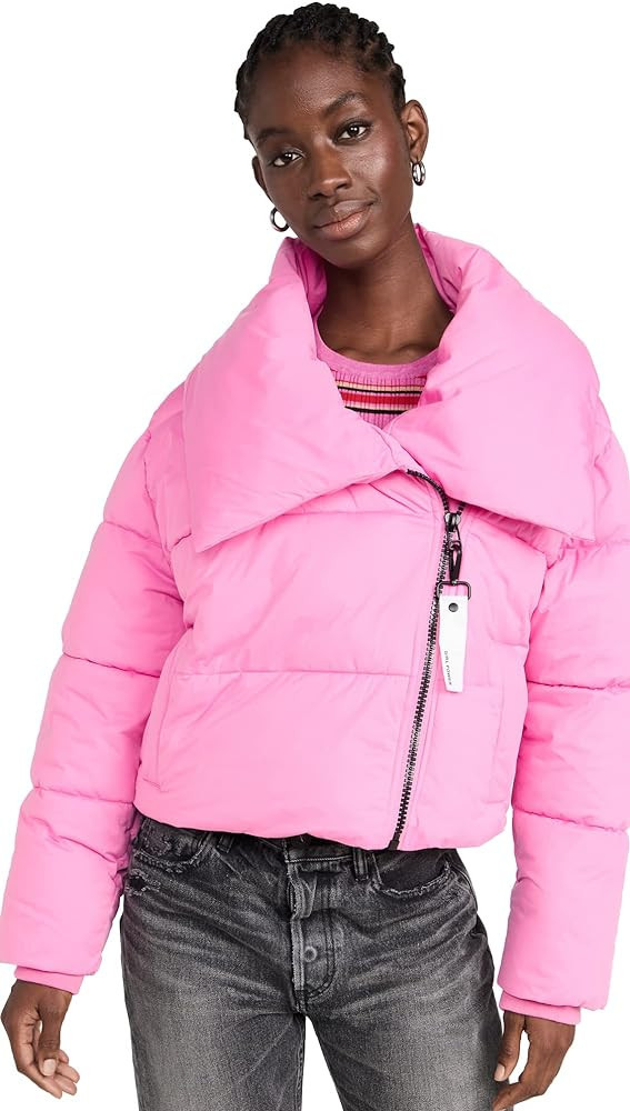 Avec Les Filles Women's Heavyweight Cropped Puffer Jacket | Amazon (US)