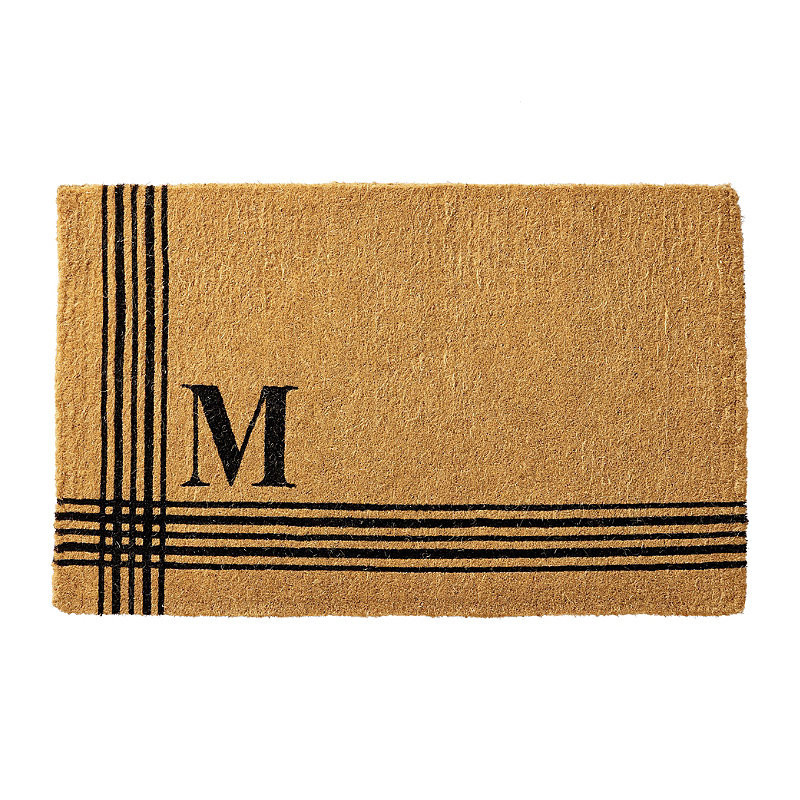 Remy Monogram Door Mat - N - Frontgate | Frontgate