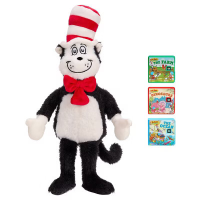Little Tikes Story Dreamers Cat in the Hat Plush: Dr. Seuss Licensed Soft Toy, Home & Family Theme, 4-Piece Set | Target