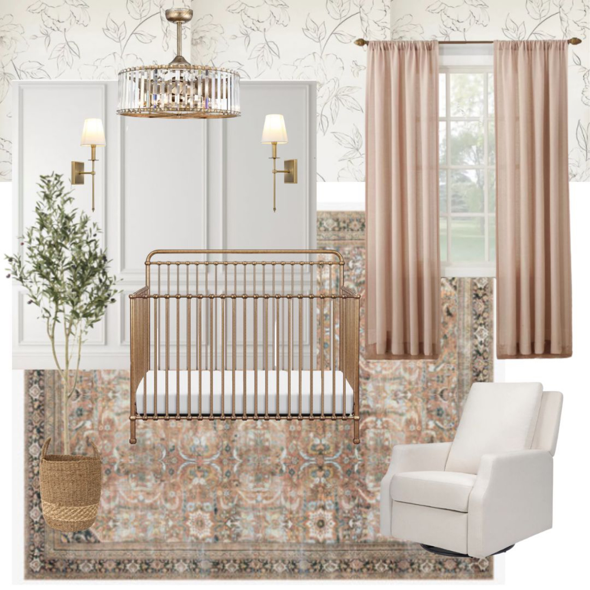 Baby girl nursery 