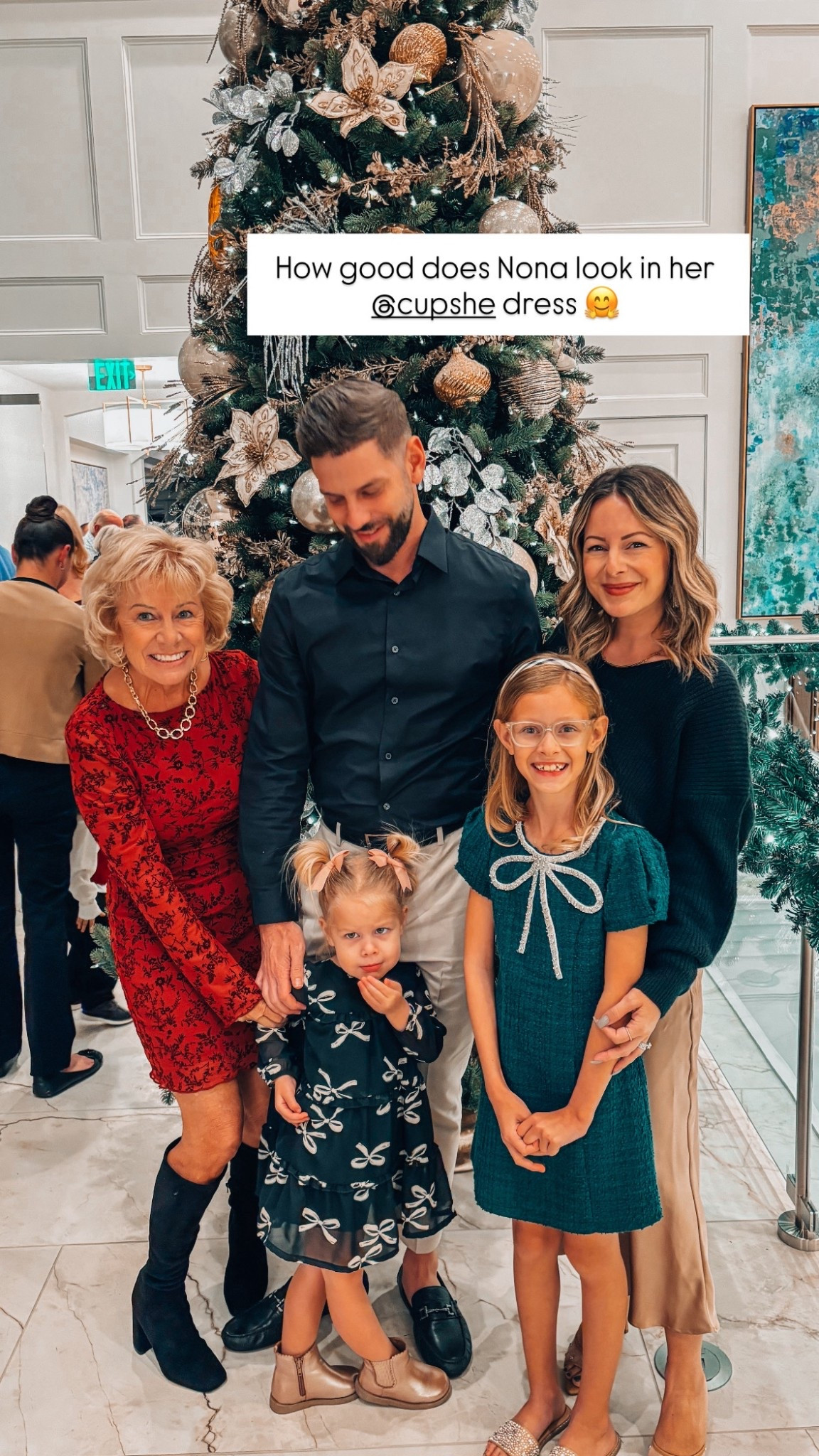 Traditional Christmas tree lighting at Kensington with the family 🌟 

Ilda15 for 15% off orders over $69 at Cupshe ! 

#LTKSeasonal #LTKHoliday #LTKmomlife