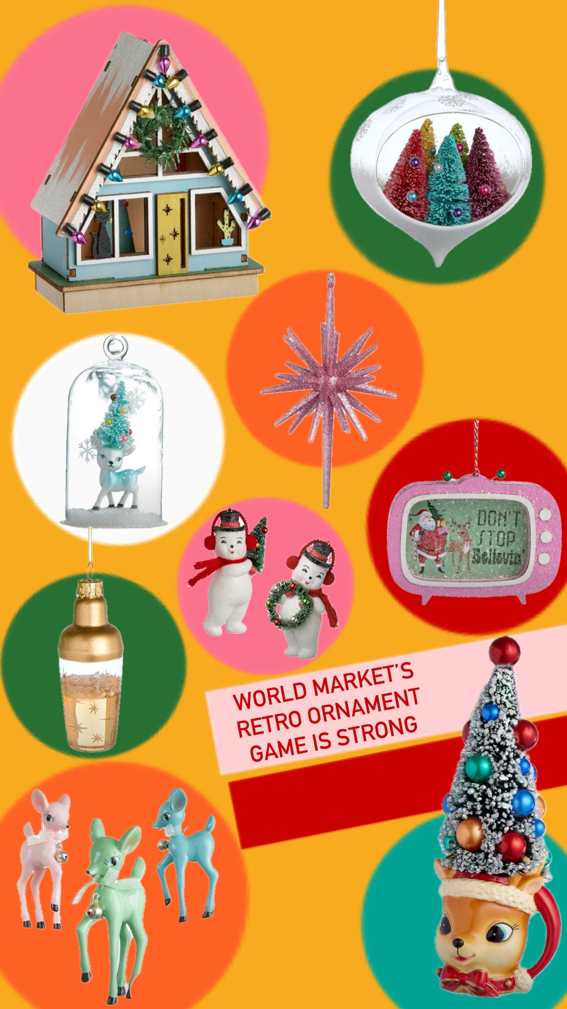 World market retro ornaments 🎄✨

#LTKHoliday #LTKSeasonal