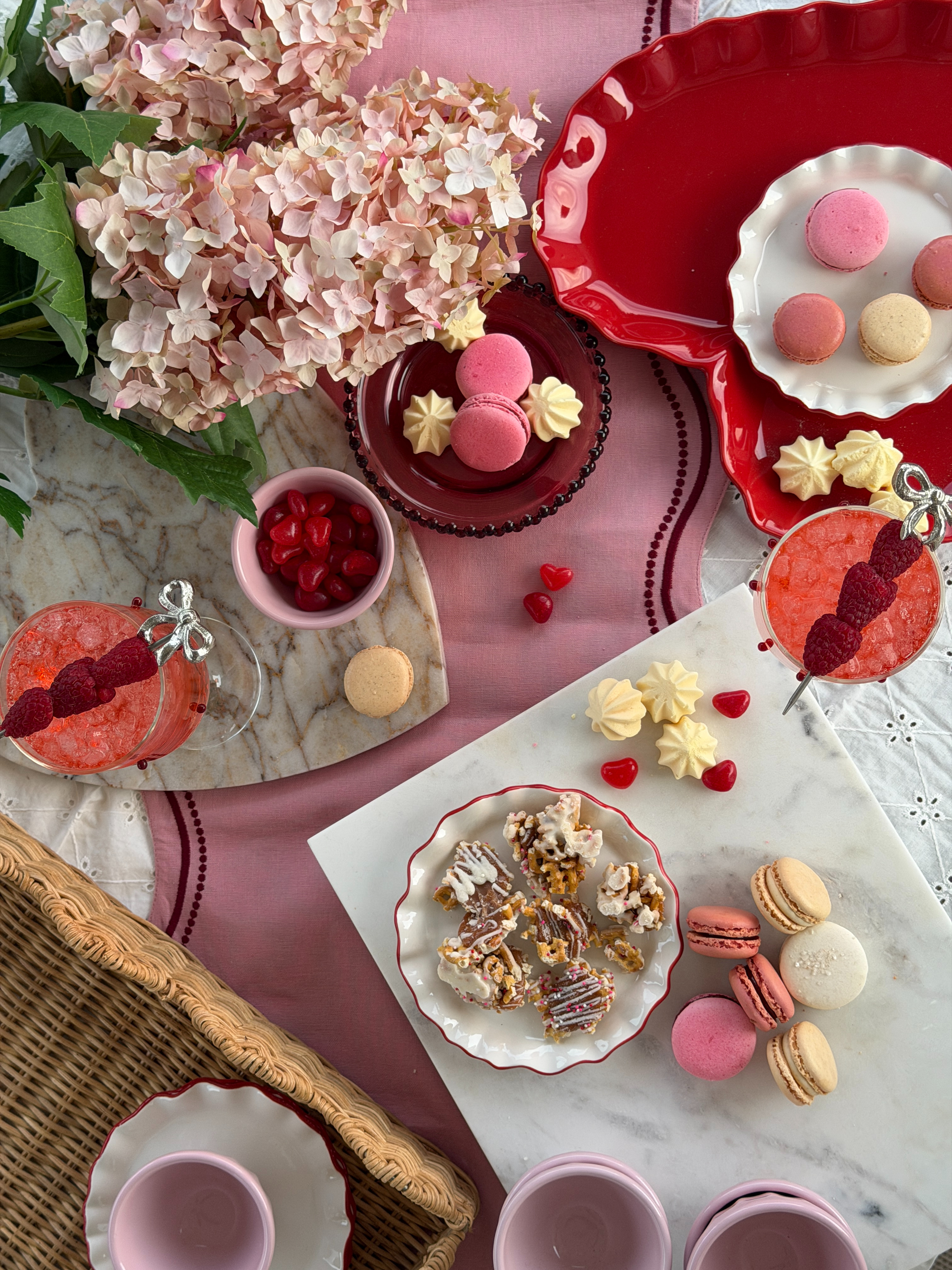 Valentine's Day prep 🩷everything that is from Target is on sale right now⭐ 

holiday, tablescape, table setting, valentine's day 

 #LTKValentine #LTKfoodie #LTKSeasonal