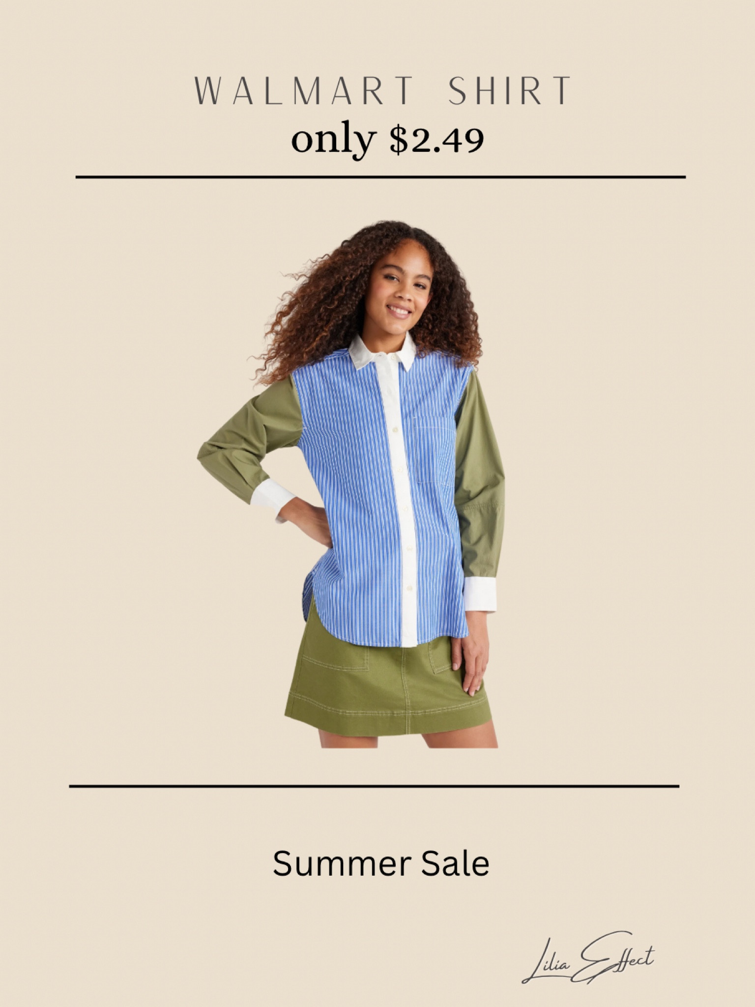 Look at this Walmart find - summer shirt discounted to $2.49! White one available for $4! Great deal!!!! 

#LTKSummerSales #LTKSaleAlert