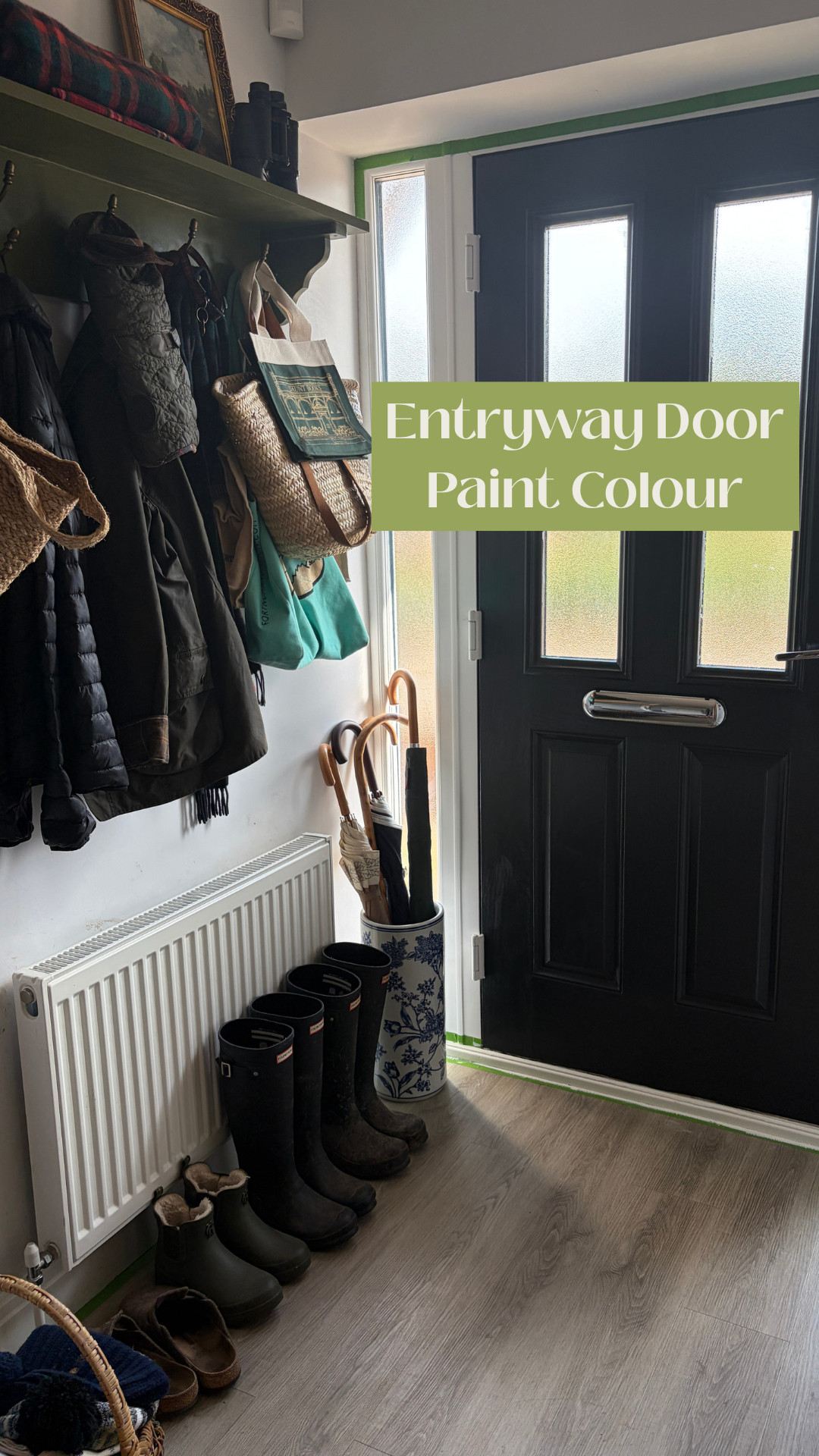 Entryway Door Paint Colour 🌳  

 #LTKuk #LTKhome