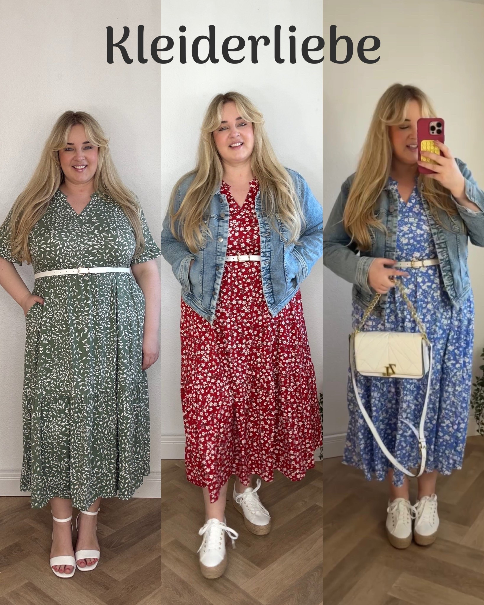 Kleiderliebe 💚❤️💙

#plussizefashion #sommerkleid #kleider #amazon #blumen #maxikleid

#LTKSpringSale #LTKootd #LTKPlusSize