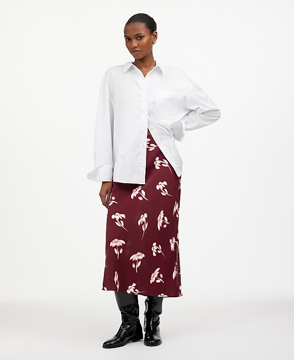 Maxi Slip Skirt in Floral | Madewell