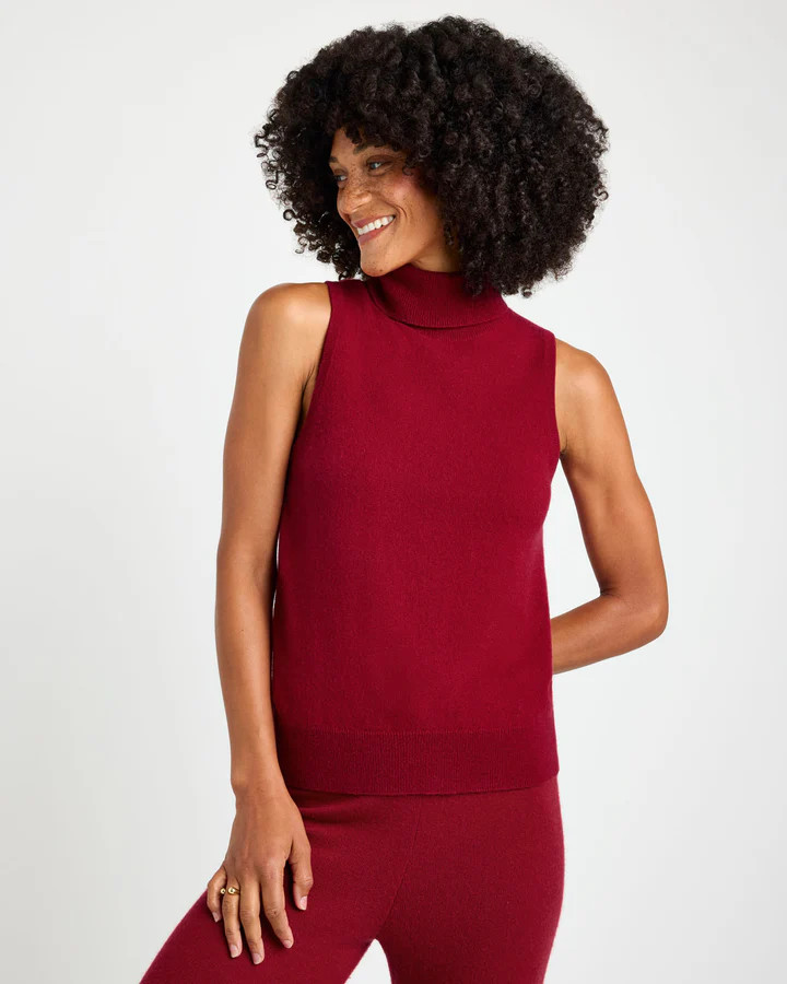 Tori Cashmere Turtleneck Tank | Splendid | Splendid