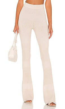 Song of Style Elyse Pant in Tonal Mixed Rib from Revolve.com | Revolve Clothing (Global)