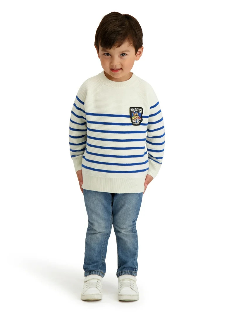 Paw Patrol Toddler Boy Long Sleeve Raglan Sweater, Sizes 12M-5T | Walmart (US)