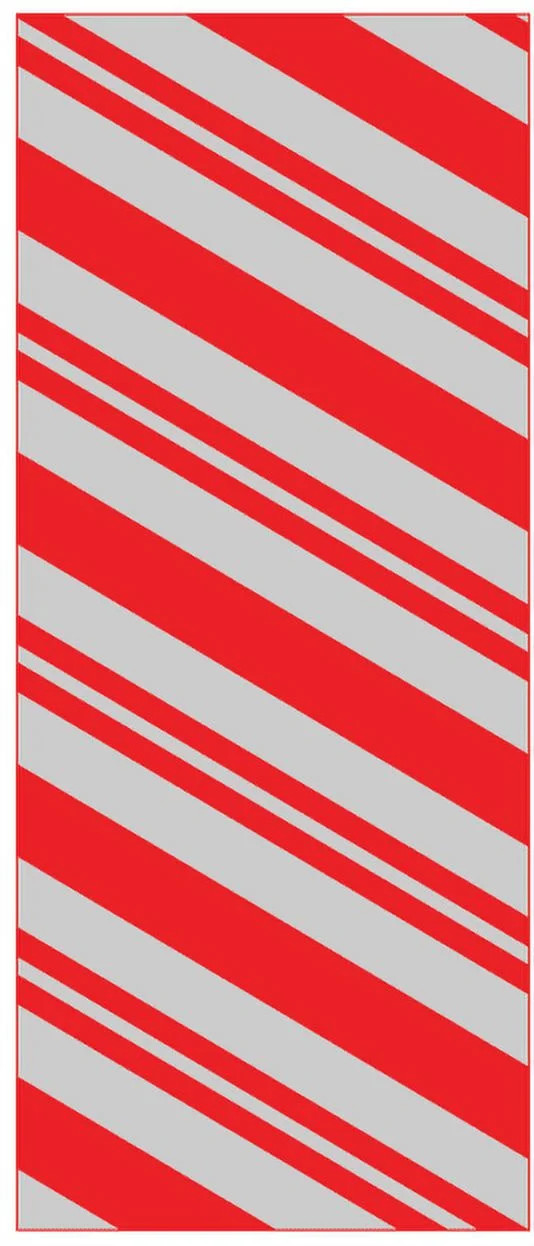 Striped Christmas Cellophane Treat Bags with Twist Ties, Red, 20 Count, by Holiday Time | Walmart (US)