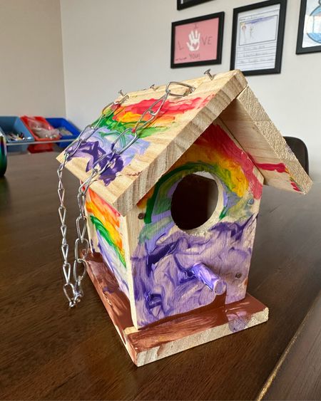 Build and paint your own bird house activity ! 

#LTKFind #LTKkids #LTKfamily