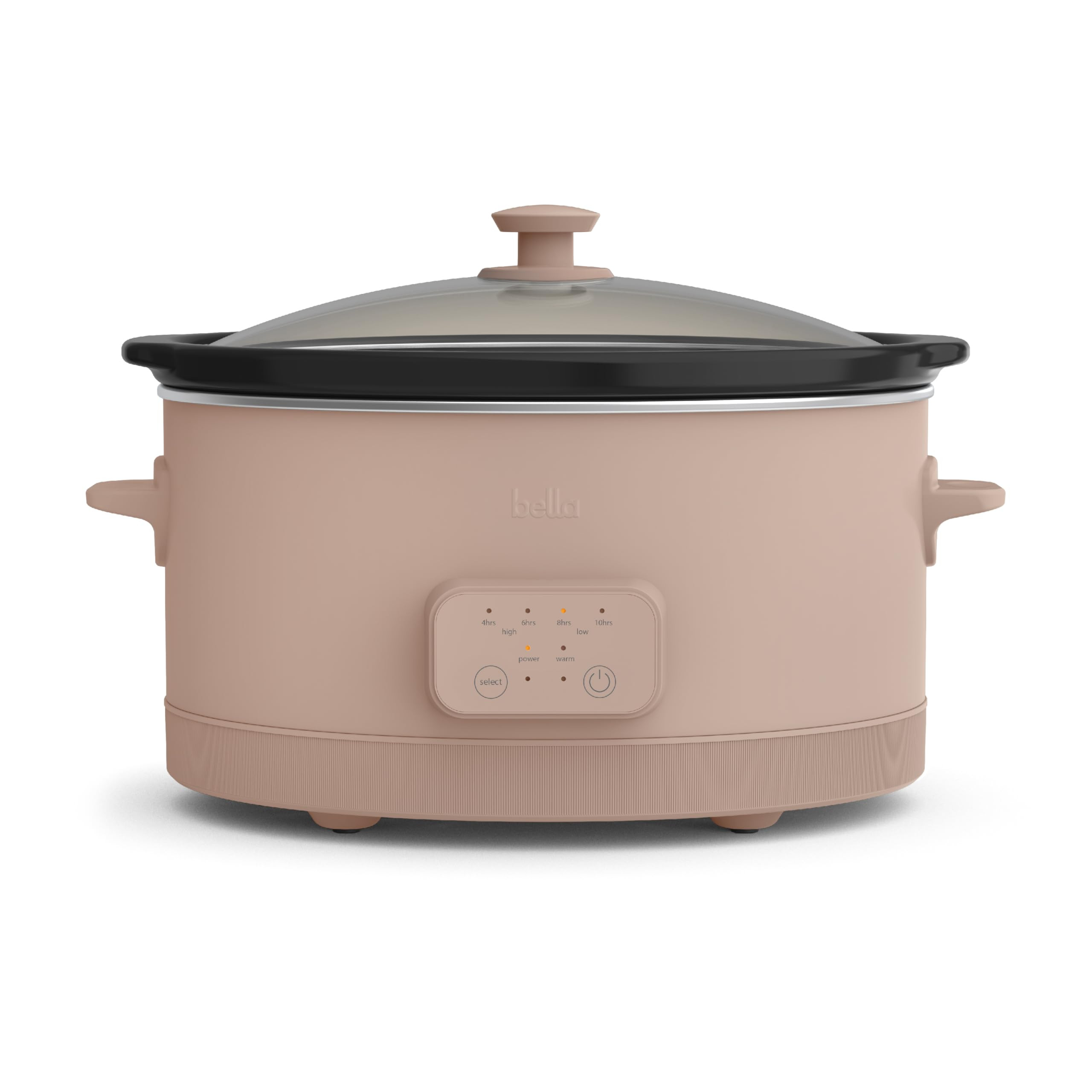 bella 6.0 Qt Programmable Slow Cooker, Ceramic Nonstick Coating, Adjustable Temperature & Cooking... | Amazon (US)