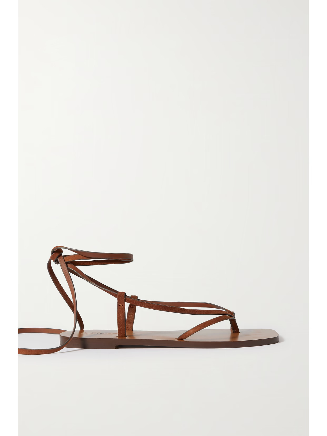 A Emery - Nolan Suede Sandals - Brown | NET-A-PORTER (US)