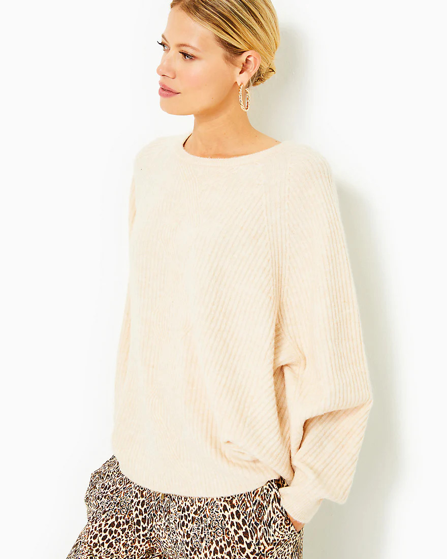 Arienza Sweater | Splash of Pink - A Lilly Pulitzer Store
