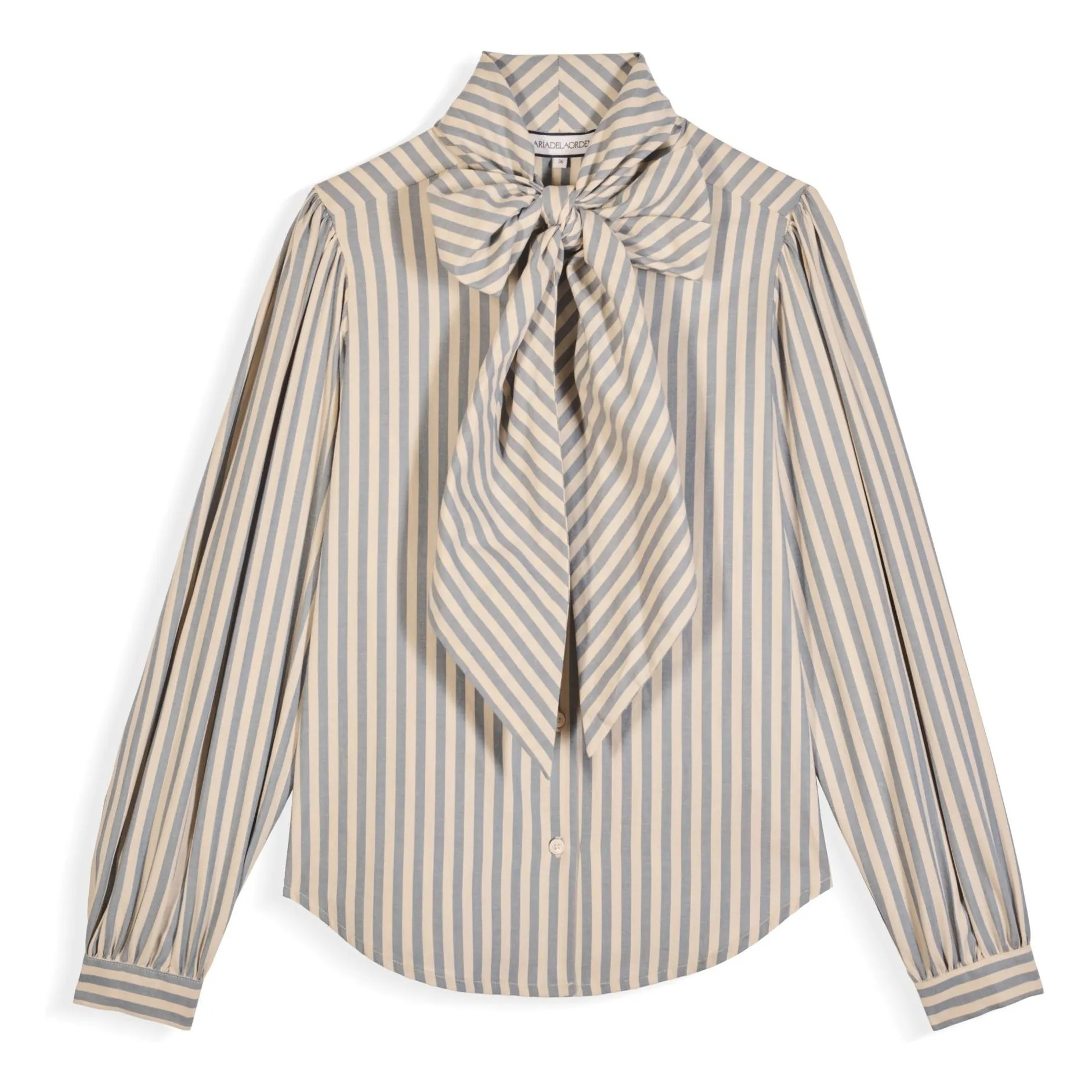 Fairytale Stripes Cotton Blouse | Blue | Smallable