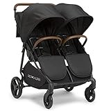 Delta Children Cruzer Double Stroller – Lightweight Side by Side with Reclining Seats, Extendable Ca | Amazon (US)