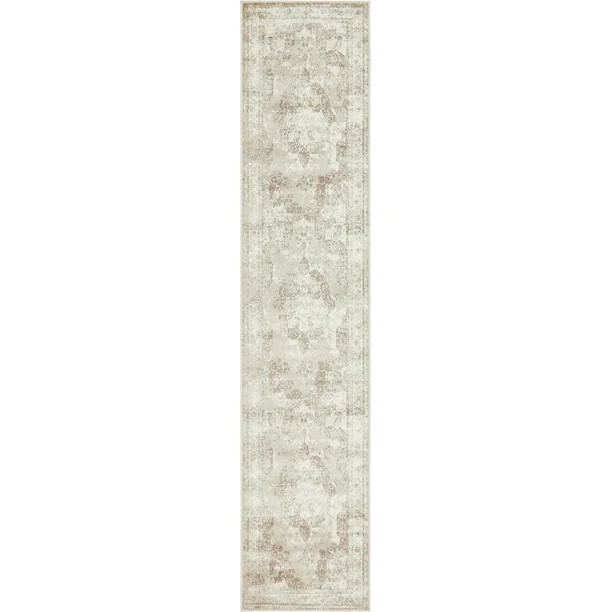 Unique Loom Salle Garnier Sofia Distressed Vintage Area Rug or Runner | Walmart (US)