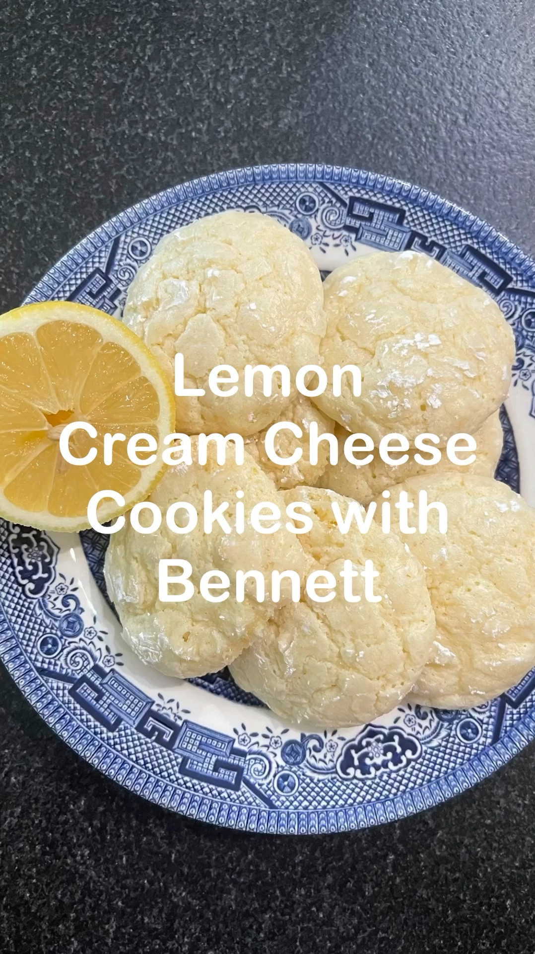 ½ cup unsalted butter, room temperature 1(8-ounce) package of cream cheese, room temperature
1 teaspoon fresh lemon zest
1 tablespoon fresh lemon juice
1 ½ cups granulated sugar
2 eggs, room temperature
1 teaspoon lemon extract
1 teaspoon vanilla extract
2 ½ cups all-purpose flour
1 cup powdered sugar, divided
3 teaspoons baking powder
1/2 tsp salt

Cream your butter, cream cheese, lemon zest & juice. Add granulated sugar & cream together. Add eggs & extracts. 
In a separate bowl, combine dry ingredients (including 1/2 of the powdered sugar). Add to your cream cheese mixture.
Refrigerate dough for 30 minutes.
Scoop dough into remaining powder sugar & coat. 
Bake at 350° for 11-13 minutes.
We left some plain, add dried culinary lavender to some & topped a few with a glaze of lemon juice, lemon zest & powdered sugar.

#LTKFindsUnder50 #LTKVideo #LTKHome
