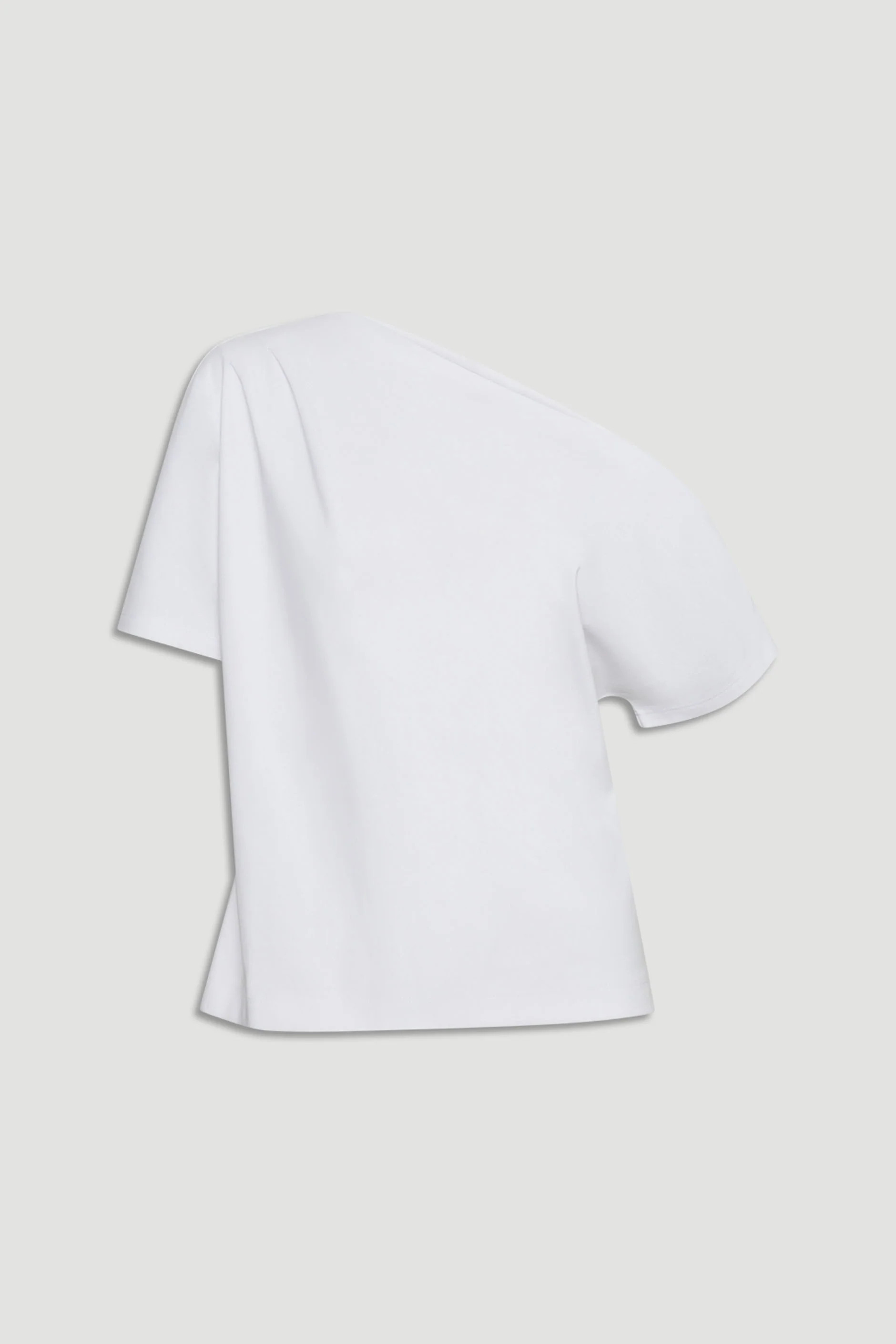 Erica Off Shoulder Tee - Bright White | DECJUBA