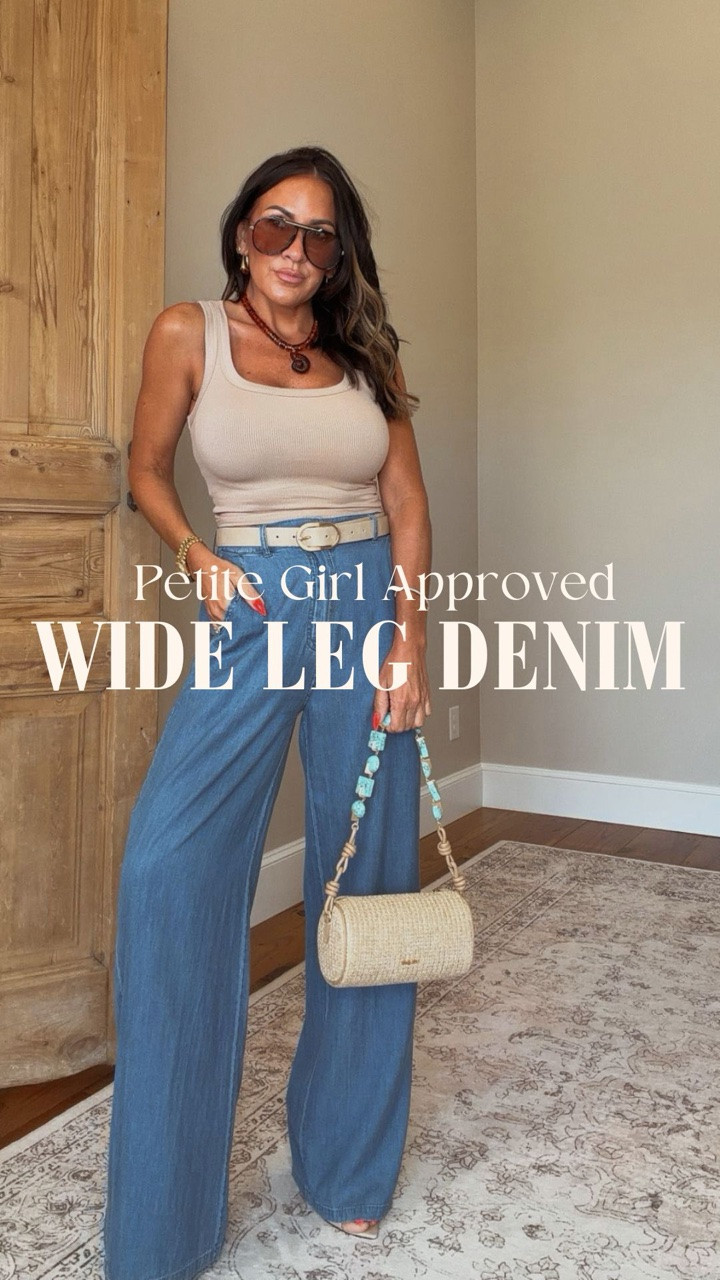 I don’t throw around the word obsessed lightly… but these pants? Immediate repeat offender status.

They’re that perfect mix of polished and effortless. The wide leg fit is incredibly flattering, the denim is unbelievably soft, and somehow they work with everything from sneakers and a tee to heels and a blazer for the office.

Wearing a size small.

5’2” • 130 lbs • 25” waist • 34DD

#AmazonFashion #PetiteFashion #Over40Style #WideLegPants #AmazonFinds