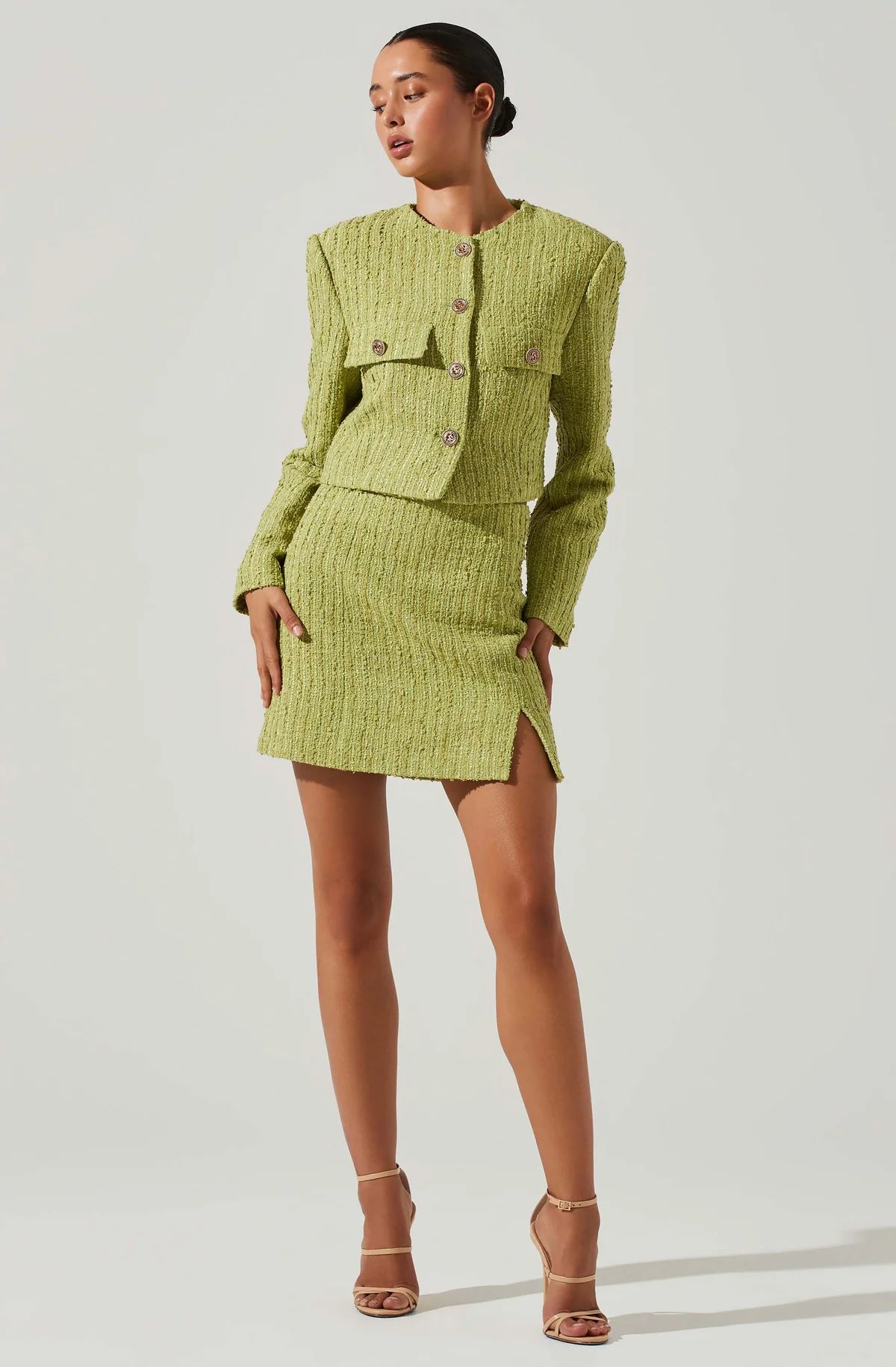 Covina Tweed Mini Skirt | ASTR The Label (US)