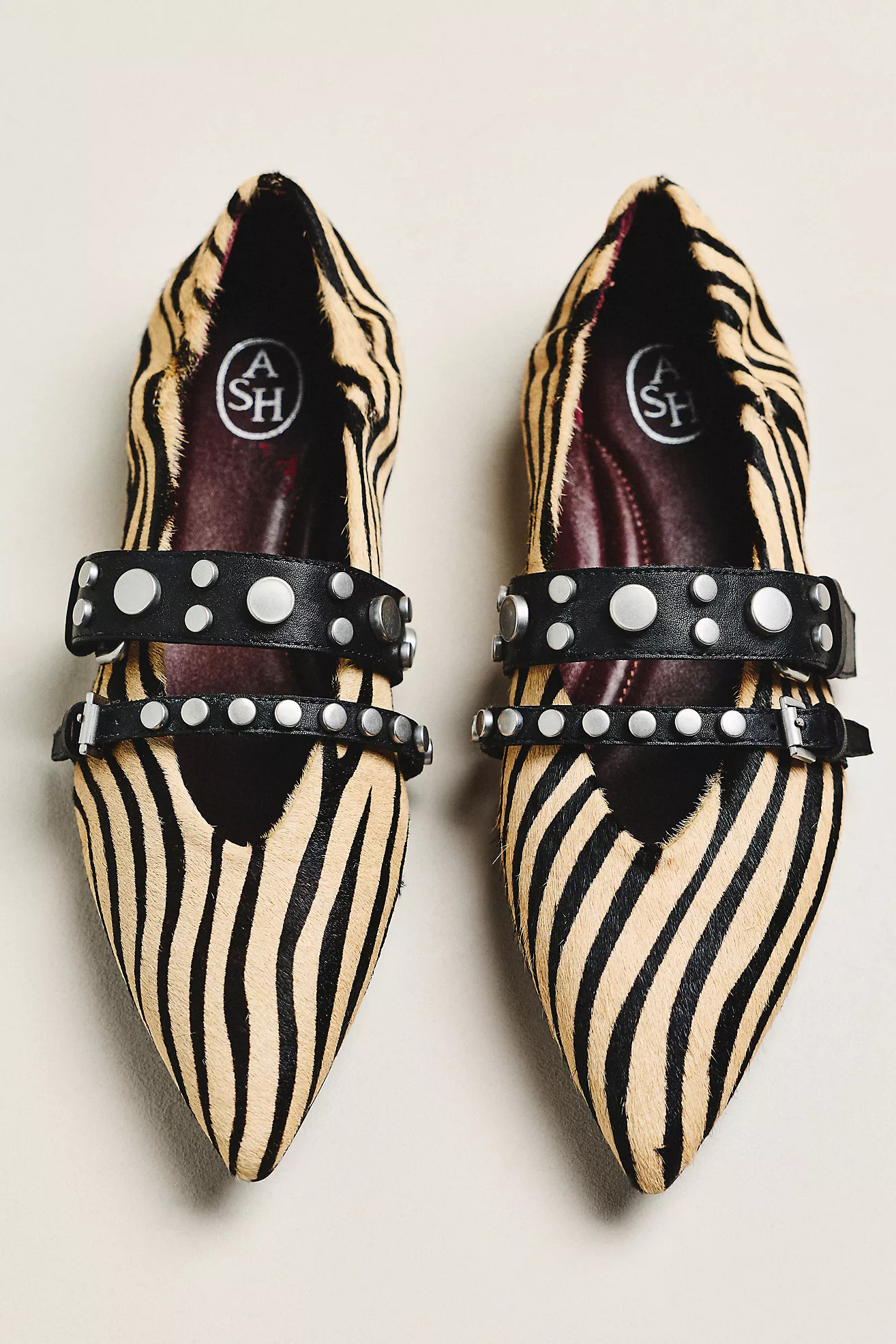 Ash Britnie Pointed-Toe Mary Jane Flats | Anthropologie (US)