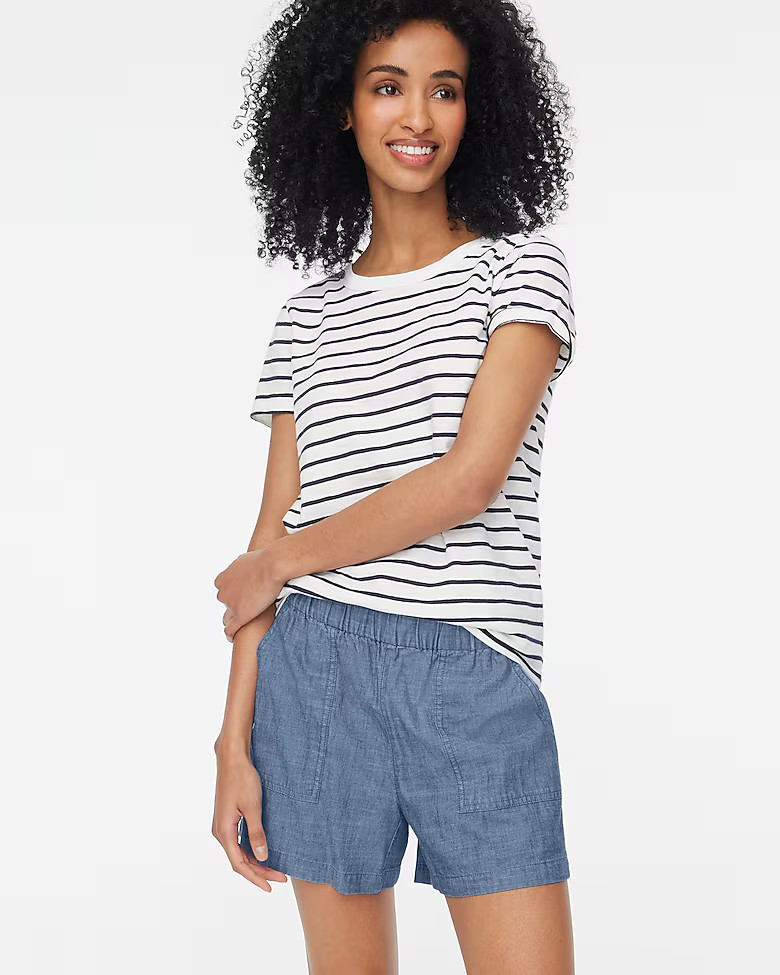 Chambray pull-on short | J.Crew Factory