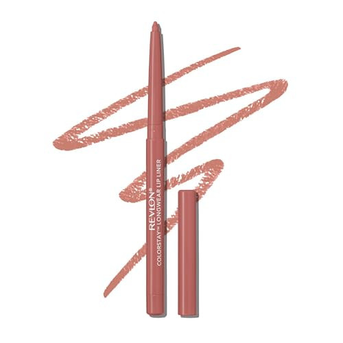 Revlon Colorstay Lip Liner Makeup with Built-in-Sharpener, Longwear Rich Colors, Smooth Application, 655 Rose, 0.01 oz | Amazon (US)