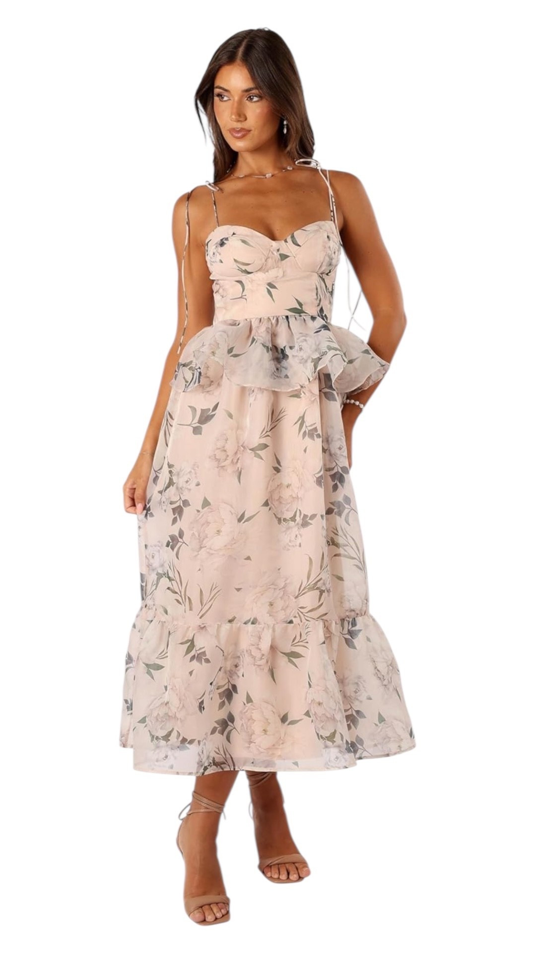 	Elegant floral  maxi dress  🌸🤍

#LTKU #LTKSeasonal #LTKdayinmylife